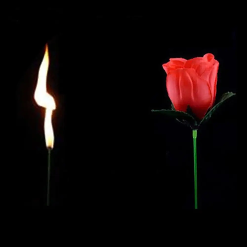 Magic Trick Rose Fun Present Torches Change Roses Magic Tricks Novelty Surprise Prank Joke Mystical Fun Toy