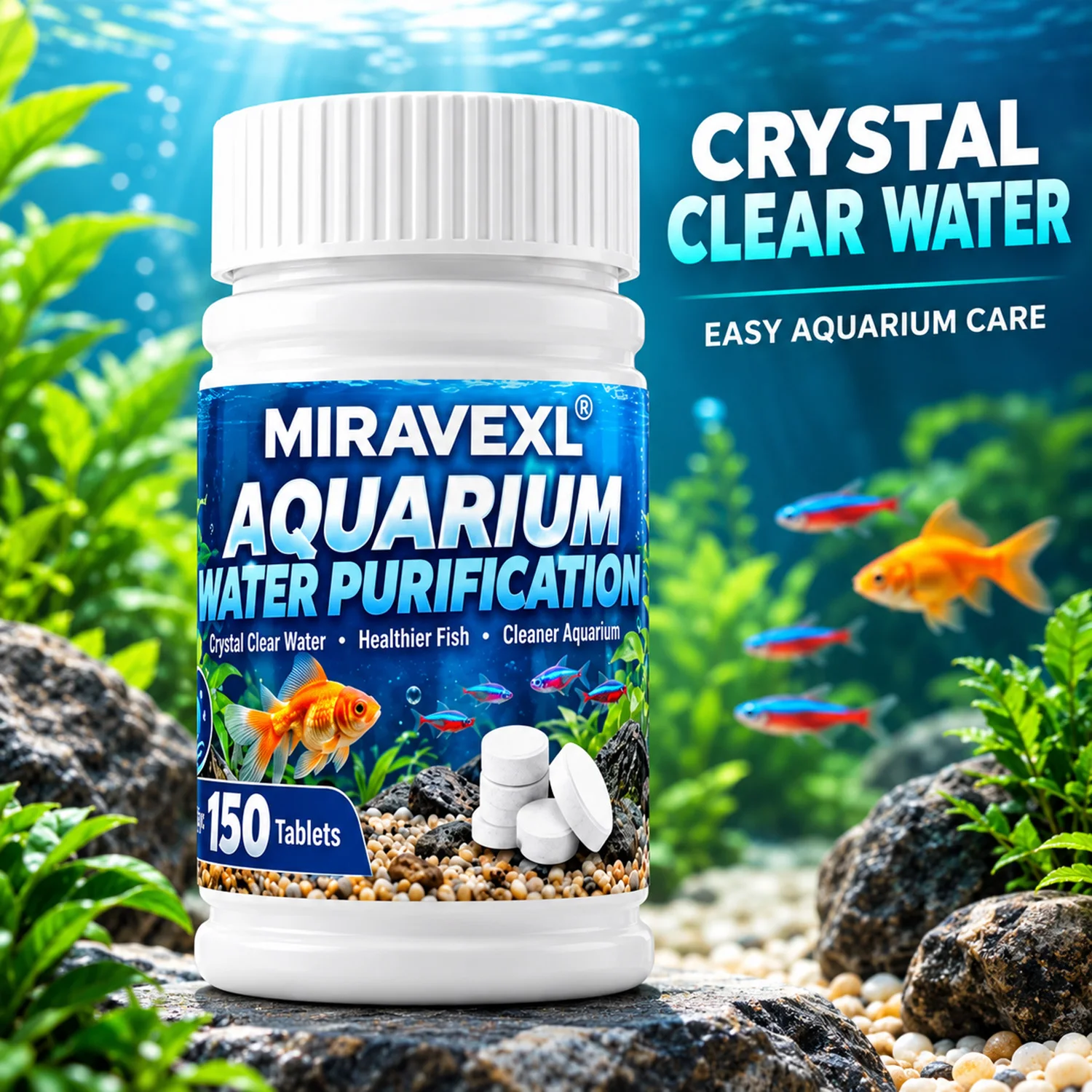 Aquarium Plant Vitamins - Tabletas Purificadoras de Agua para Acuarios,