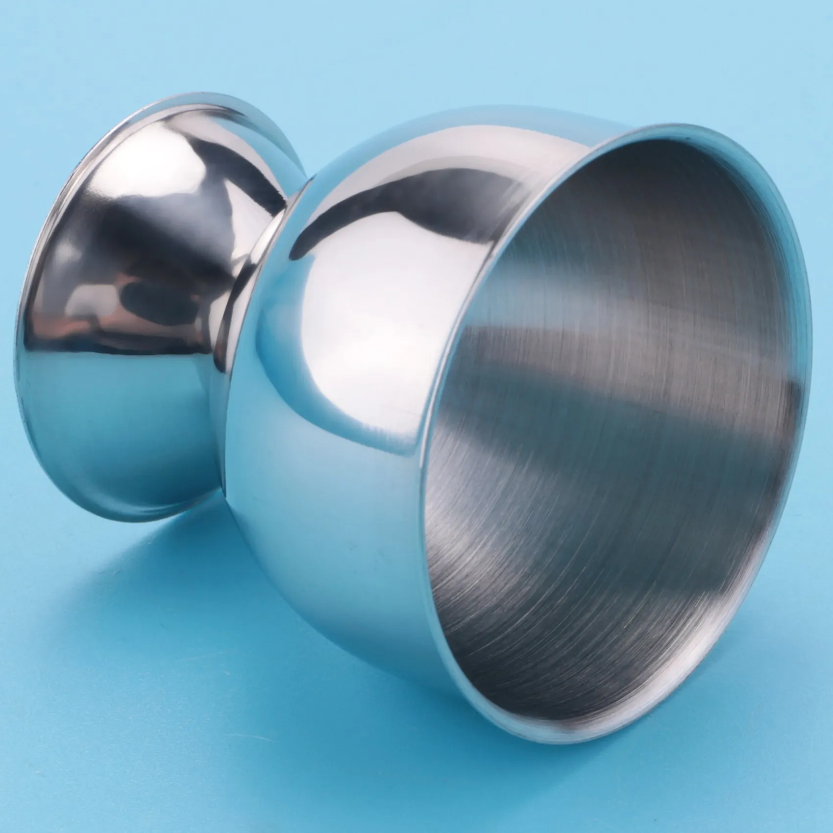 Egg Cup Tray Stainless Steel Soft Boiled Egg Cup Holder Can Be Made Of Small Wine Glasses 6 Sets-AB09