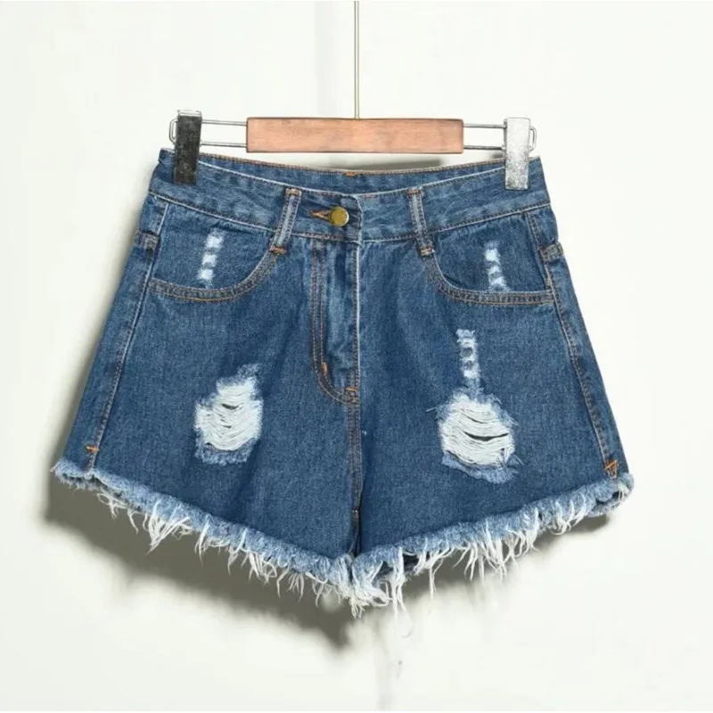 กางเกงยีนส์เอวสูงไซส์ใหญ่พิเศษ 6XL สำหรับผู้หญิง แฟชั่นฤดูร้อน เสื้อผ้าไซส์ใหญ่ กางเกงเอวสูง รุ่นฮิต