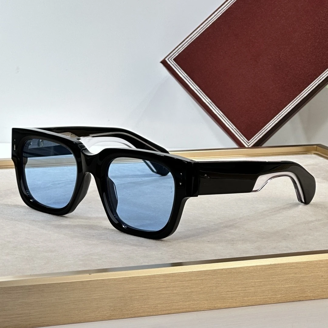 Luxury Vintage ENZO Acetate Square Shades Outdoor UV Protection Fashion Personality Eyewear For Men Women
