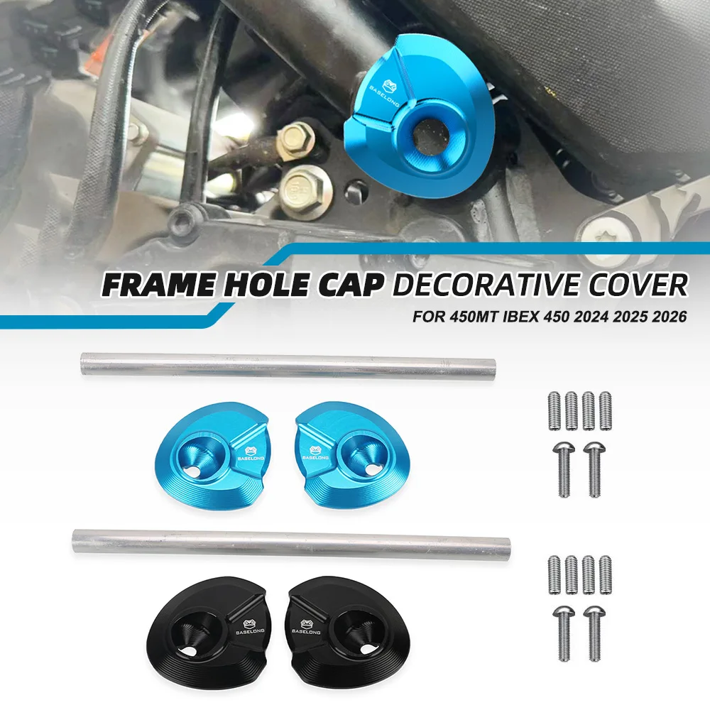 

Для CFMOTO CF MOTO 450MT IBEX 450 MT MT450 2024 2025 2026, заглушка с отверстием в раме, вставка, крышка болта маятника, аксессуары