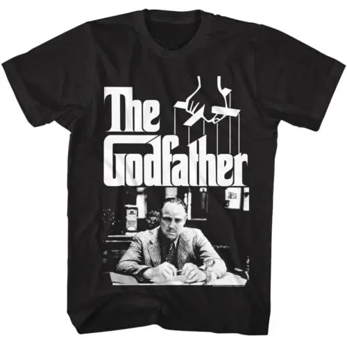 Homem padrinho fantoche mestre t-shirt, filme da máfia Don Vito Corleone Portait