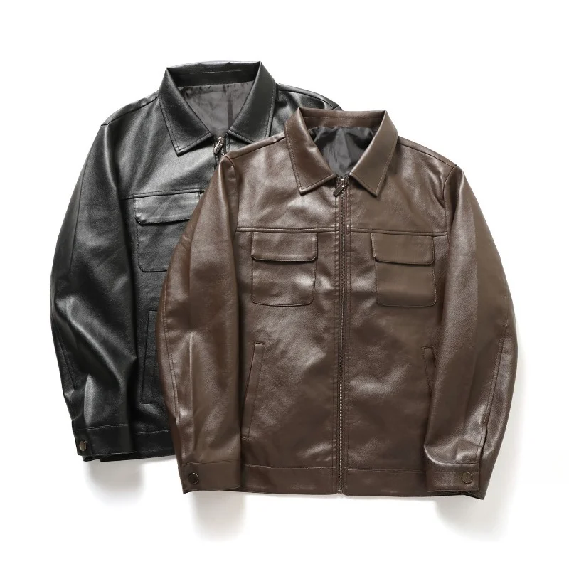 men-pu-leather-jacket-turn‑down-collar-cargo-leather-coat-multi‑pocket-vintage-jacket-autumn-winter-casual-streetwear-outerwear