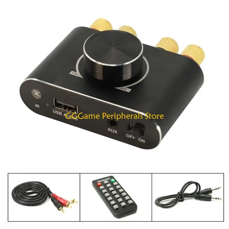 

U55B Миниатюрный стереоусилитель с поддержкой для домашних музыкальных систем