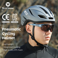 WEST BIKING Ultralight Cycling Helmet Streamline Aero Integrally-molded Adjustable Helmet Men Women MTB Road Bike Bicycle Helmet