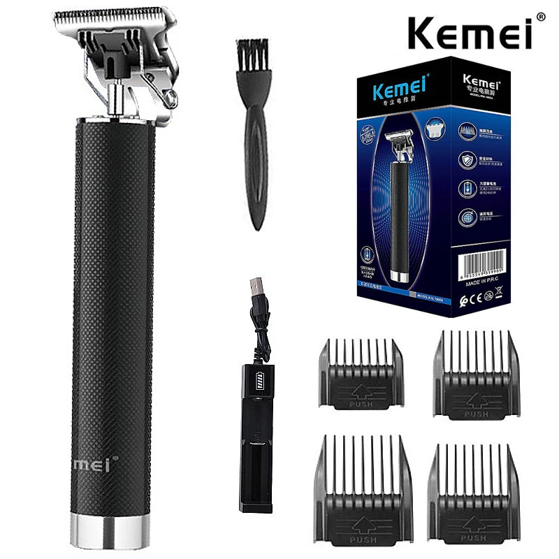 

Kemei T9 Bald Head Hair Clipper Trimmer For Men Rechargeable Mower Barber Shaving Machine Vintage Haircut Cutter Cordless 1990A