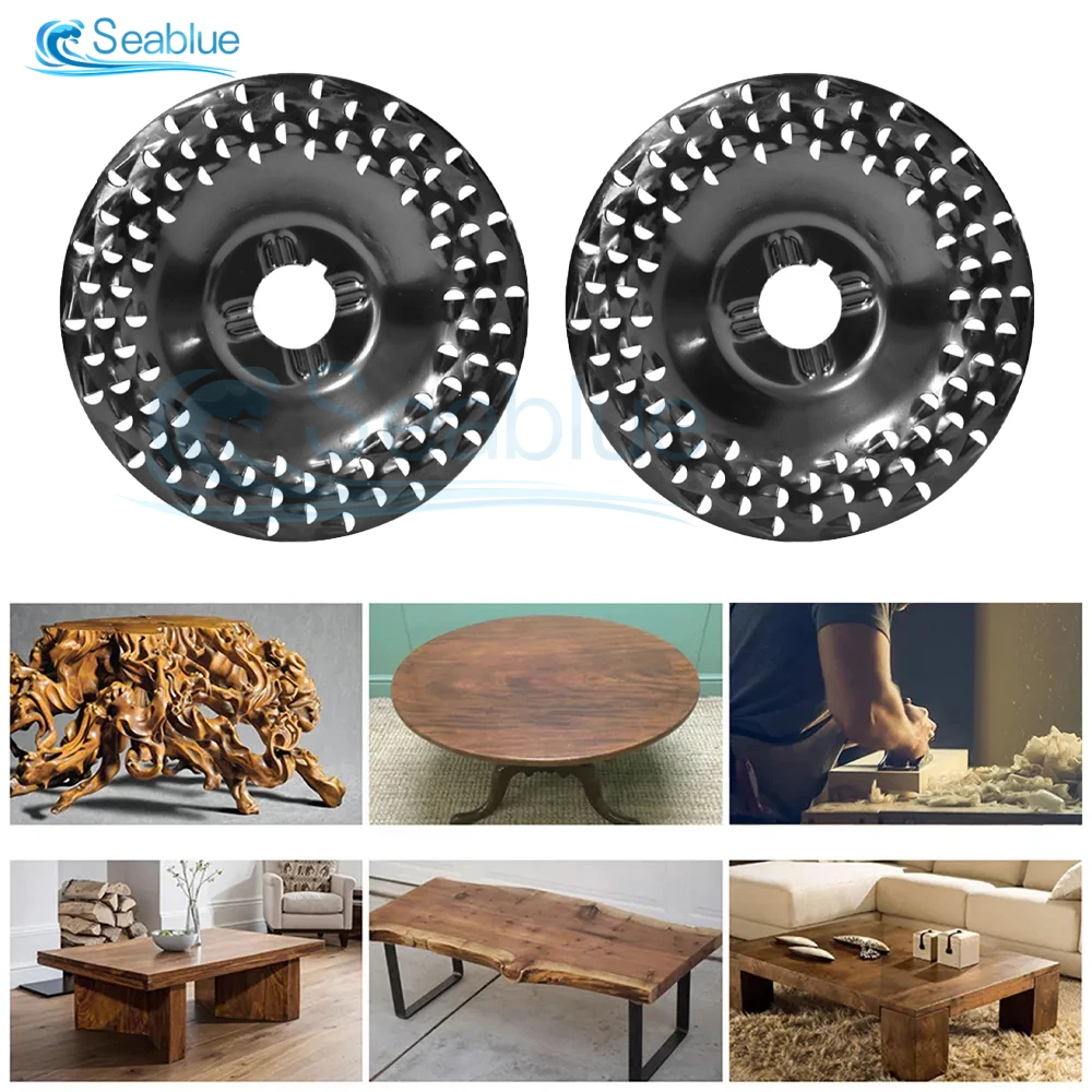 92mm/125mm Grinder Wheel Disc Wood Shaping Wheel Grinding Discs for Angle Grinders Woodworking Sanding Rotary Abrasive Tool