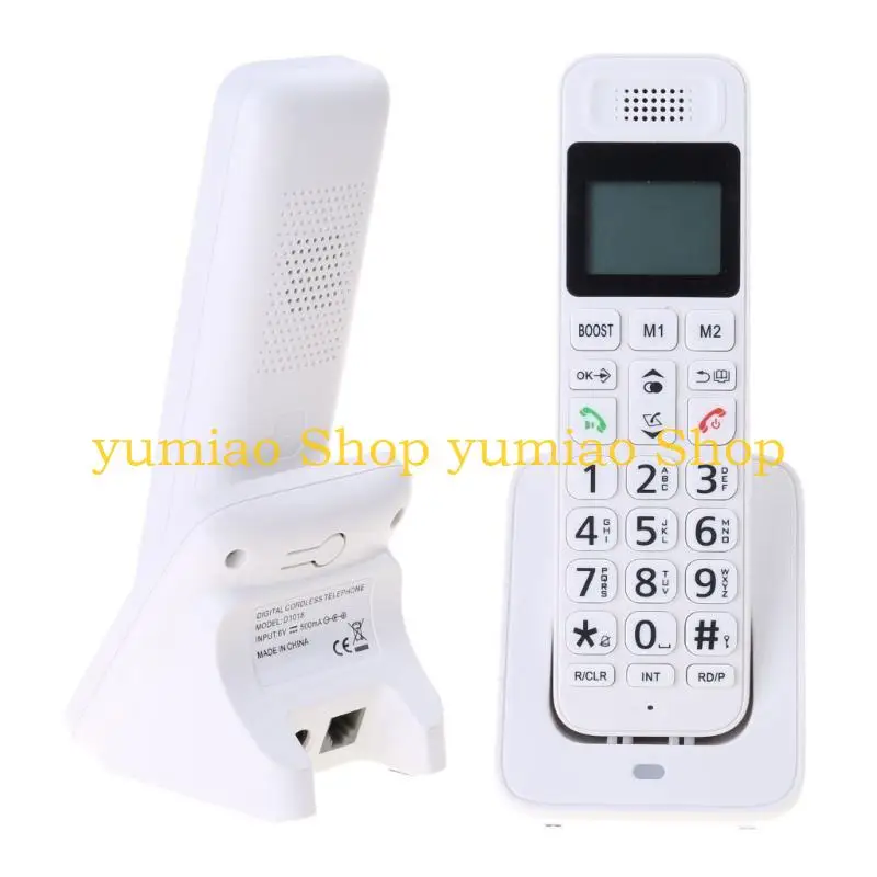 587B D1018 Cordless Telephone Highly Definition Home Phone Low Radiation Large LED