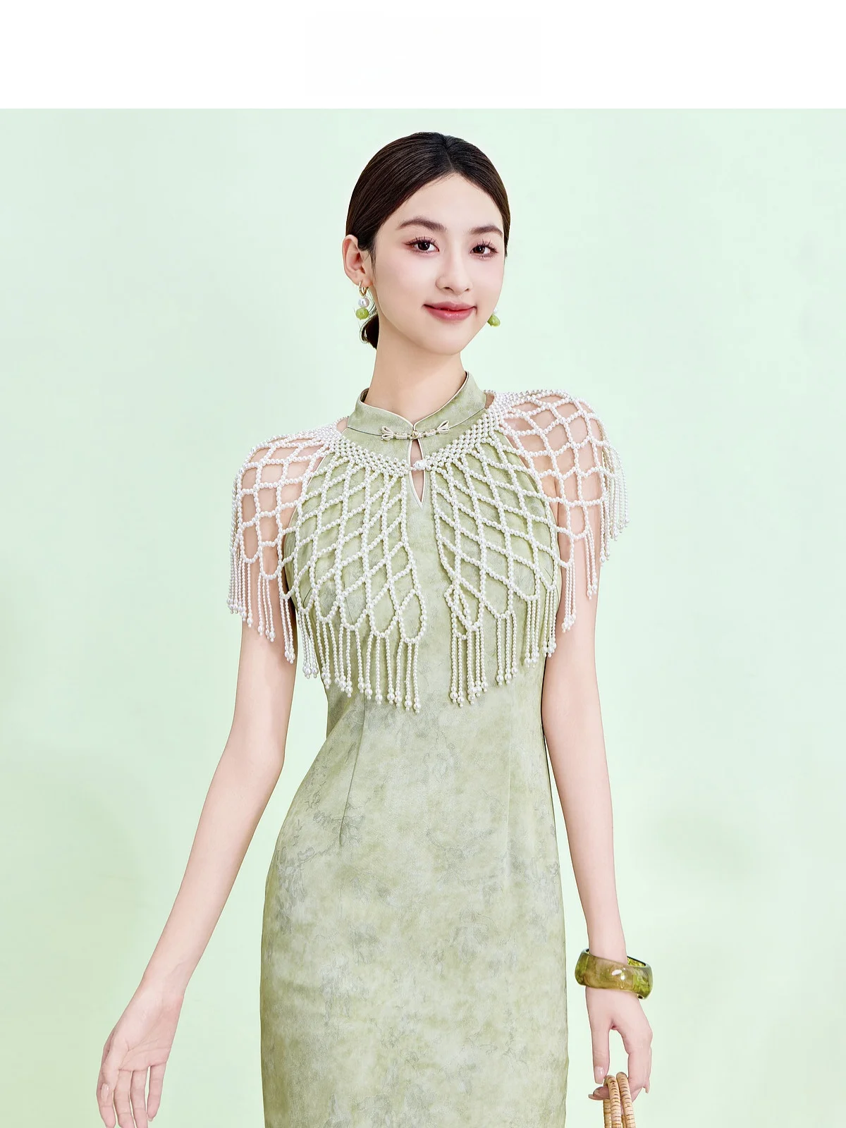 obstinate-Ete-2026-nouveau-chale-d'epaule-nuage-style-chinois-a-col-rond-broderie-riche-imitation-perle-et-pompon