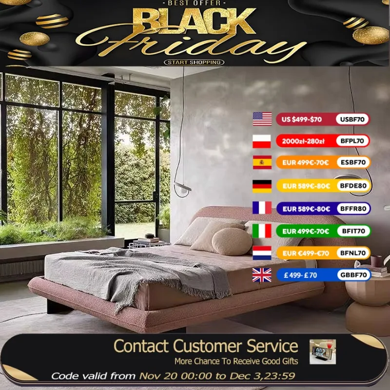 

Europen Modern Double Bed Wood Princess Designer Storage Bases Double Bed Bedframe Living Room Camas Matrimoniales Furniture