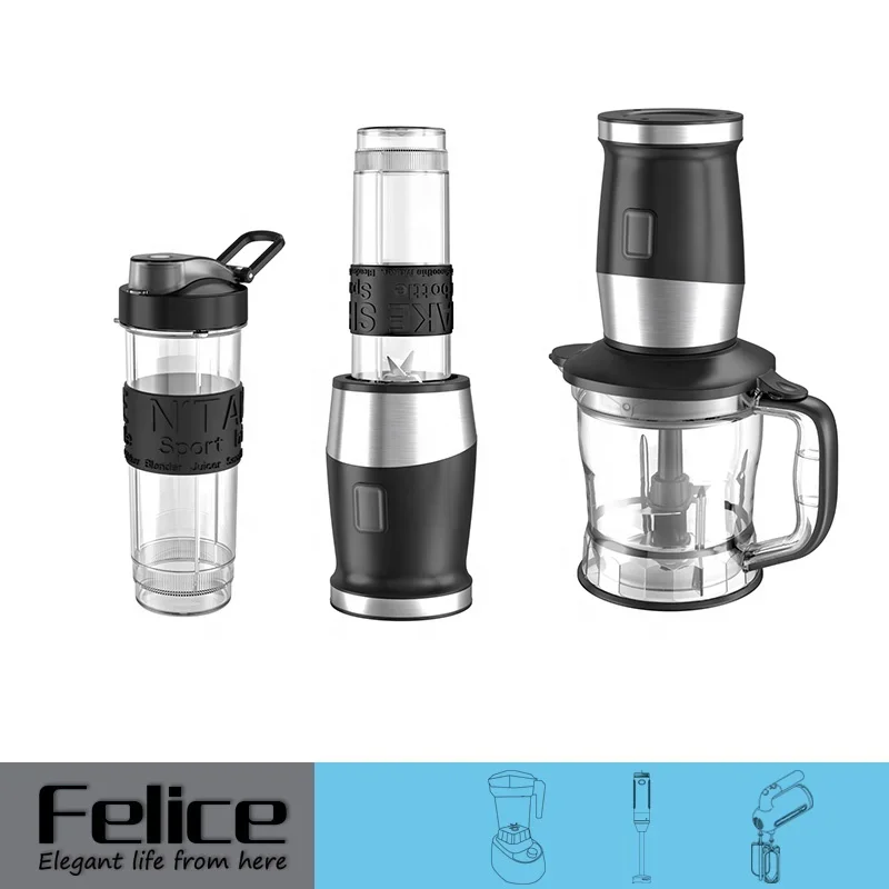 Unbreakable 2-in-1 Juicer Household Multifunctional Food Mixer Coffee Grinder Portable Blender Free Spare Parts Electric Plastic