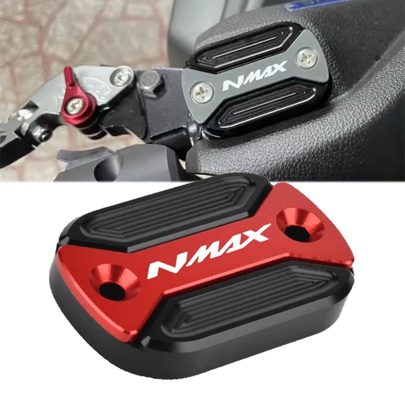 

Motorcycle CNC Brake Fluid Cap Master Cylinder Reservoir Cover Fit For YAMAHA NMAX125 NMAX155 Nmax 125 155 2015-2023 Accessories
