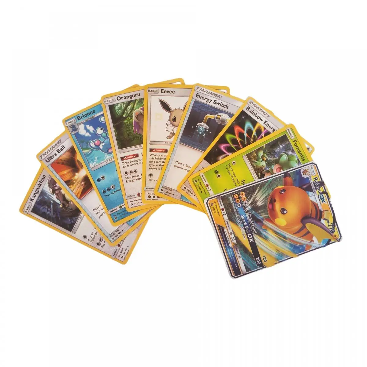 Pokemon Trading Card Game-Sun and Moon Booster Pack Game Collection Battle Cards Toy 1 Pack of 10 Cards