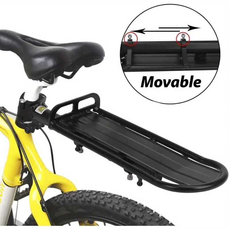 

Universal MTB Bike Luggage Carrier Aluminum Alloy Bicycle Rear Shelf Bracket Adjustable Rear Seat Cargo Rack Bike Accessories
