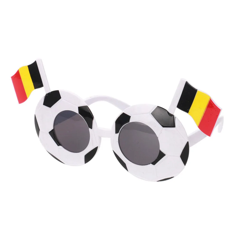 

Soccer Sunglasses Party Favors Supplies Costume Sports Fan Fancy Dress Eye Glasses for The Belgium Soccer Eye Glasses