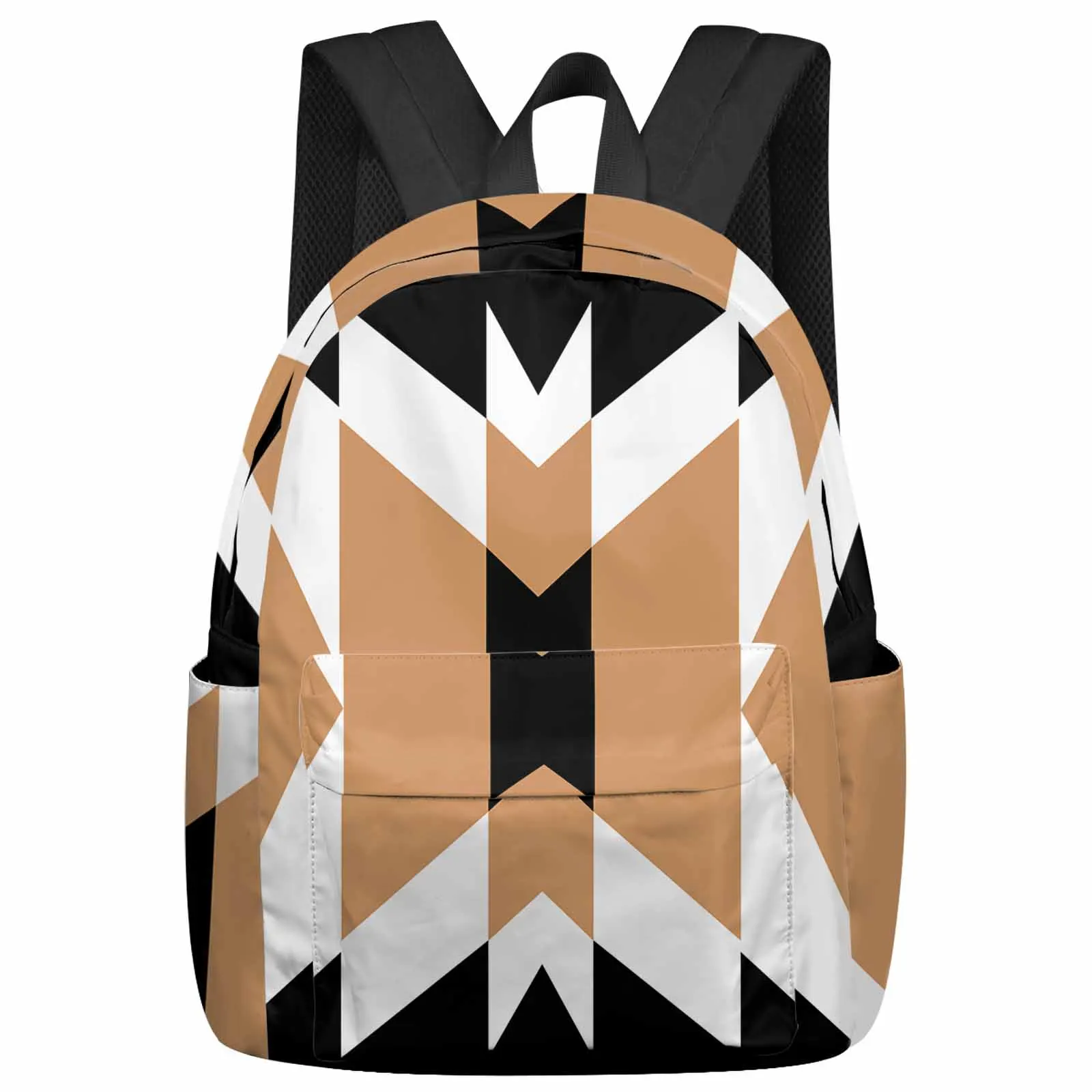 

Aztec Bohemian Wood Texture Backpack School Bags for Teenagers Students Laptop Bag Women's Casual Travel Backpack