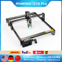 ATOMSTACK A10 S10 Pro CNC Laser Engraving Machine 10W Optiacl Power Cutter Offline Engraving Metal Wood Acrylic 410*400mm Area