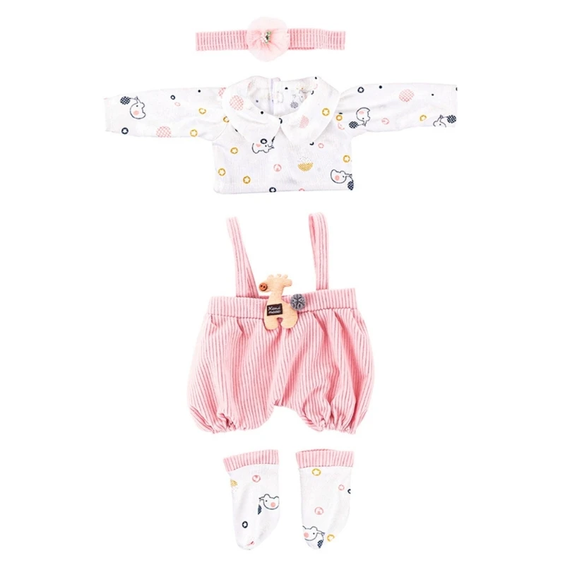 

54DA 18inch Girl Doll Winter Autumn Outfit Set Kids Roleplay Doll Fashion Clothing
