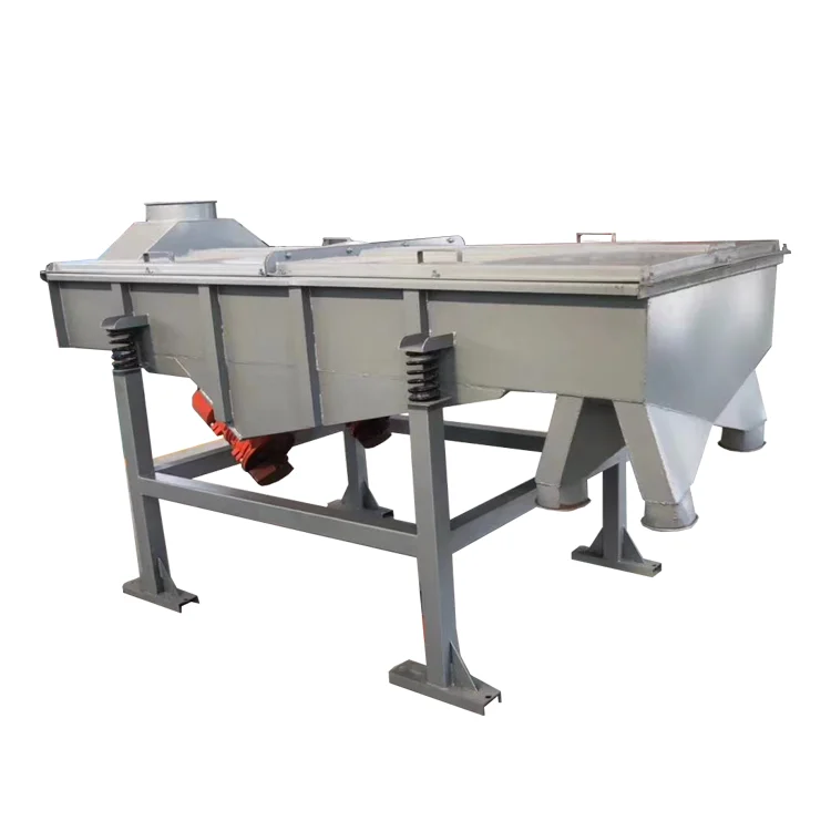 Yz Linear Screen Shaker Sieving Vibrating Machine Grain Seed Vibrating Sieve
