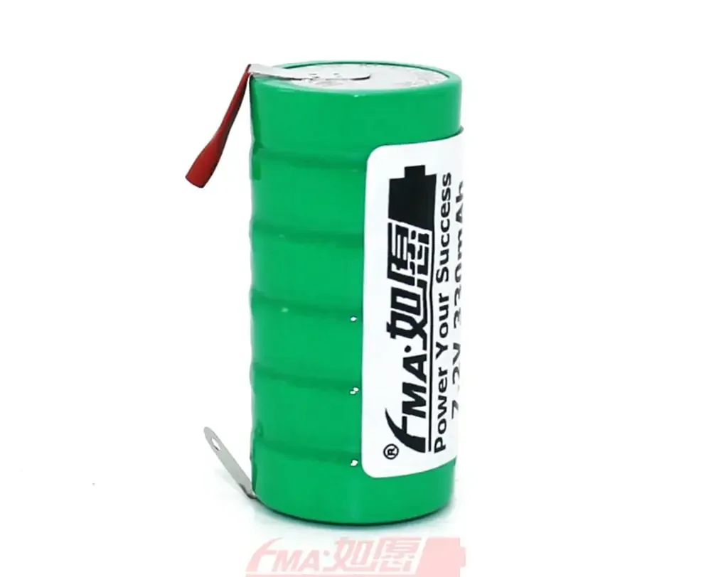 FMA 7.2V 330mAh 6/V 330H Ni-MH  Battery for Motorbike Anti-Theft Car Alarm System Volvo-8637399 Medical Electronic Throat