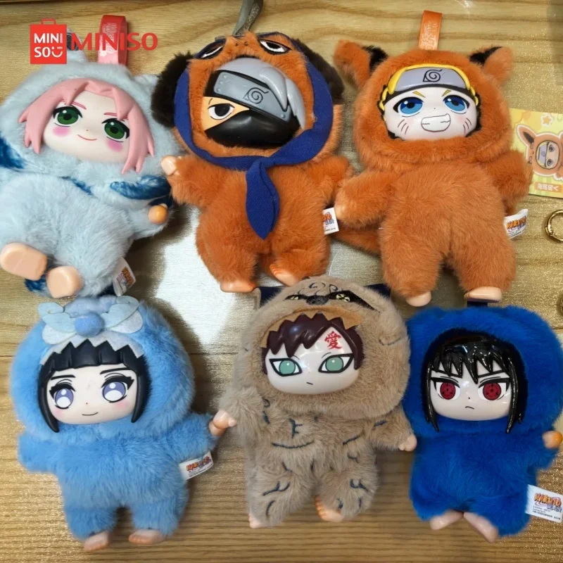 

MINISO EAKI Naruto слепая коробка Shippuden Party Series Узумаки мягкая Shippuden оригинальная плюшевая фигурка орнамент коллекция игрушек подарок