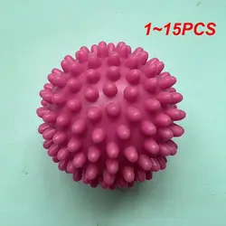 Bola de masaje con puntas de PVC, Bola de masaje duradera de 1 a 15 piezas, punto gatillo, deporte, Fitness, mano, pie, alivio del dolor, fascitis Plantar, erizo, 7cm