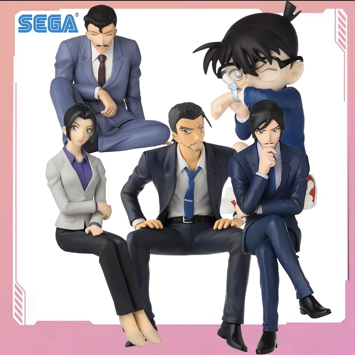 

Original in Stock SEGA Meitantei Conan Edogawa Conan Meitantei Conan Morofushi Takaaki Yamato Kansuke Mouri Kogorou Anime Figure