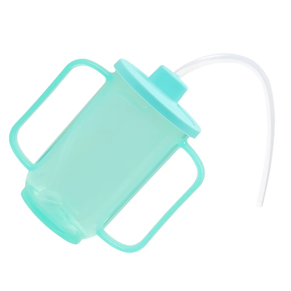 

Anti-Spill Drinking Cup For Elderly Disabled Patient Liquid Diet Feeding Mug With Straw Lid Portable Hospital Sippy Cup