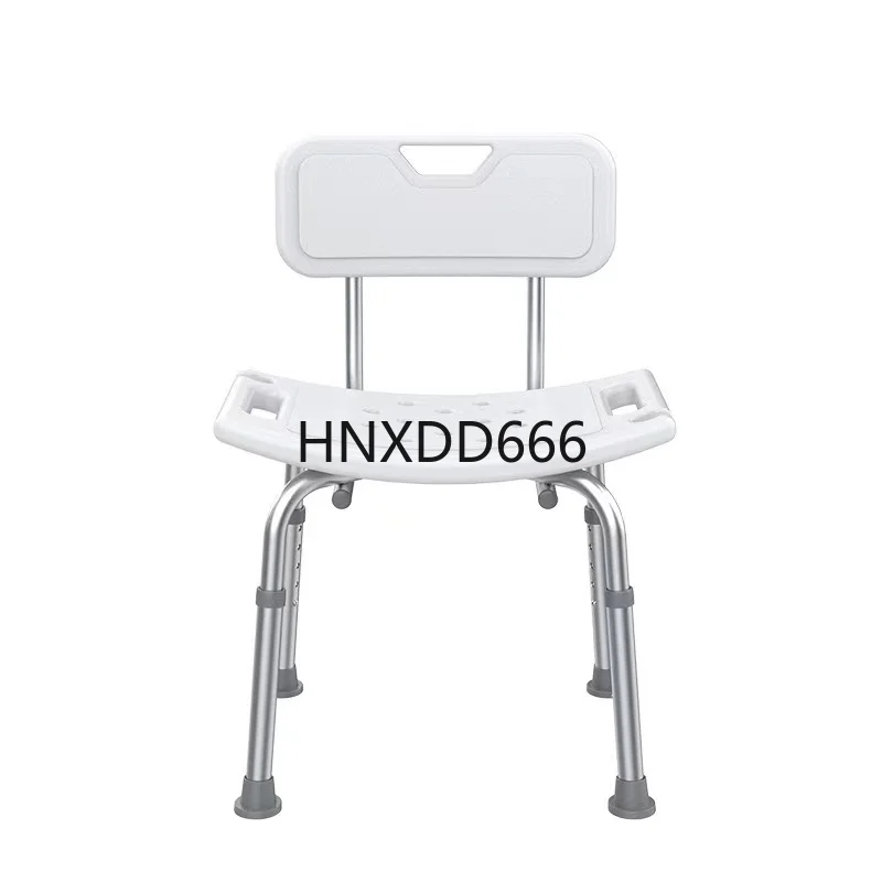 

Medical Height Adjustable Recline Bathroom Chair with Backrest for the Elderly and Disabled Patient
