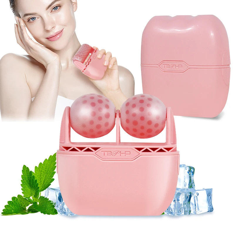 

Face Ice Roller Double Roller Cool Facial Eye Massage Relieve Fatigue Pain Redness Skin Tighten Face Lift Reduce Swell Iceroller