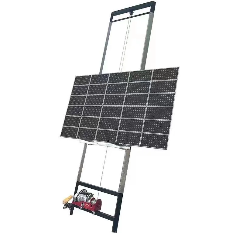 Solar Panels Ladder Lift For 18M 59FT CE Certified Lifting Ladder for Rooftop Project