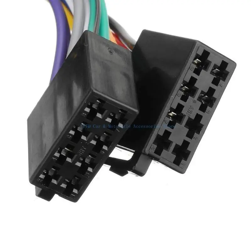 L5BC Car Stereo Harness Wiring Cable Radio Wire Harness Auxiliary Adapters Used for 1997-2001 2002-2004 500 Durable
