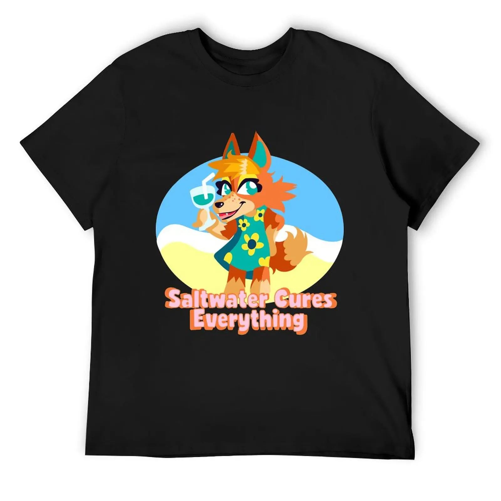 

Saltwater Cures Everything T-Shirt Anime t-shirt anime stuff designer shirts plain white t shirts men