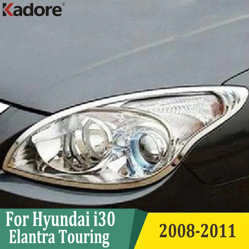 

Хромированная передняя светильник РА для Hyundai i30 Elantra Touring 2008 2009 2010 2011, 2 шт.