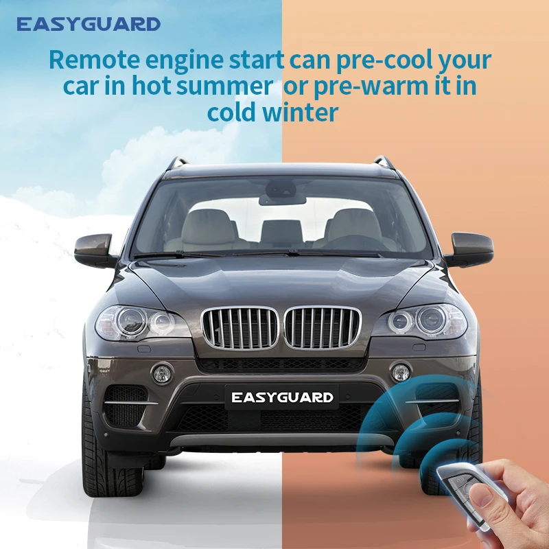 EASYGUARD CAN BUS avviamento a distanza adatto per BMW E86,E89,E81,E82,E87,E88,E90,E91,E92,E93,E84,E83,E70,E60,E61,E64 allarme auto