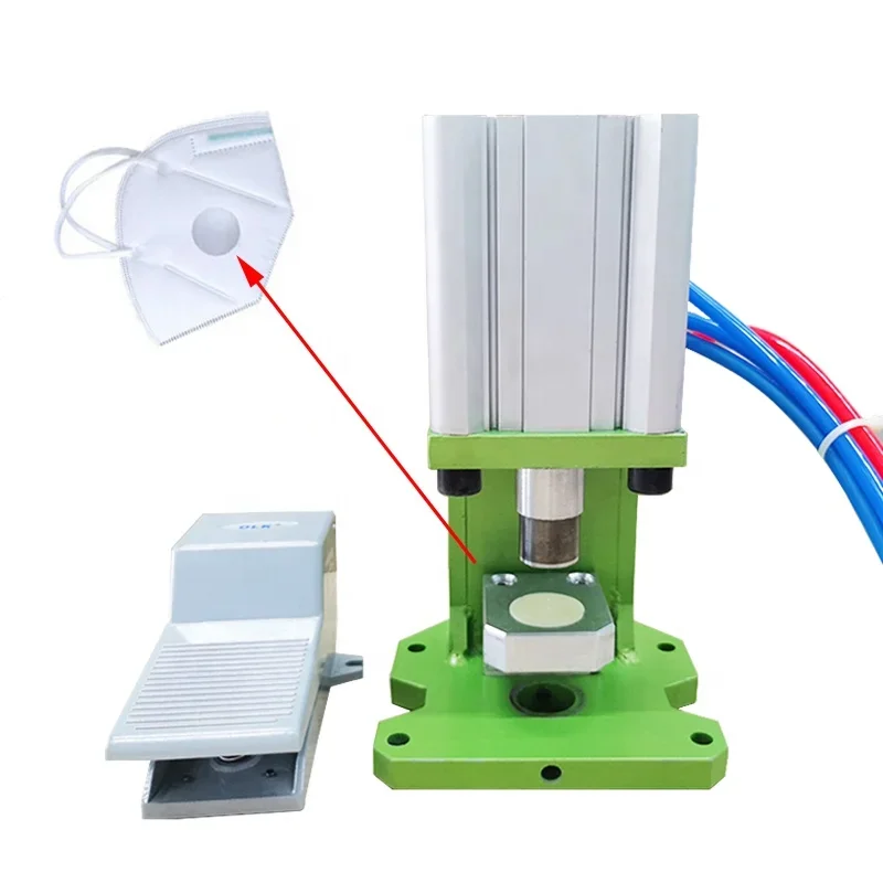 N95 27mm Round Hole Pneumatic Breathing Valve Hole Punching Machine Punch Hole Power Press