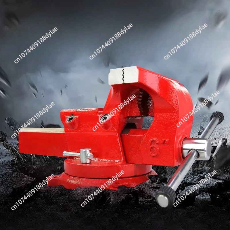 All-steel bench vice Industrial grade cast steel bench vice Precision cast steel Multifunctional fixture maintenance