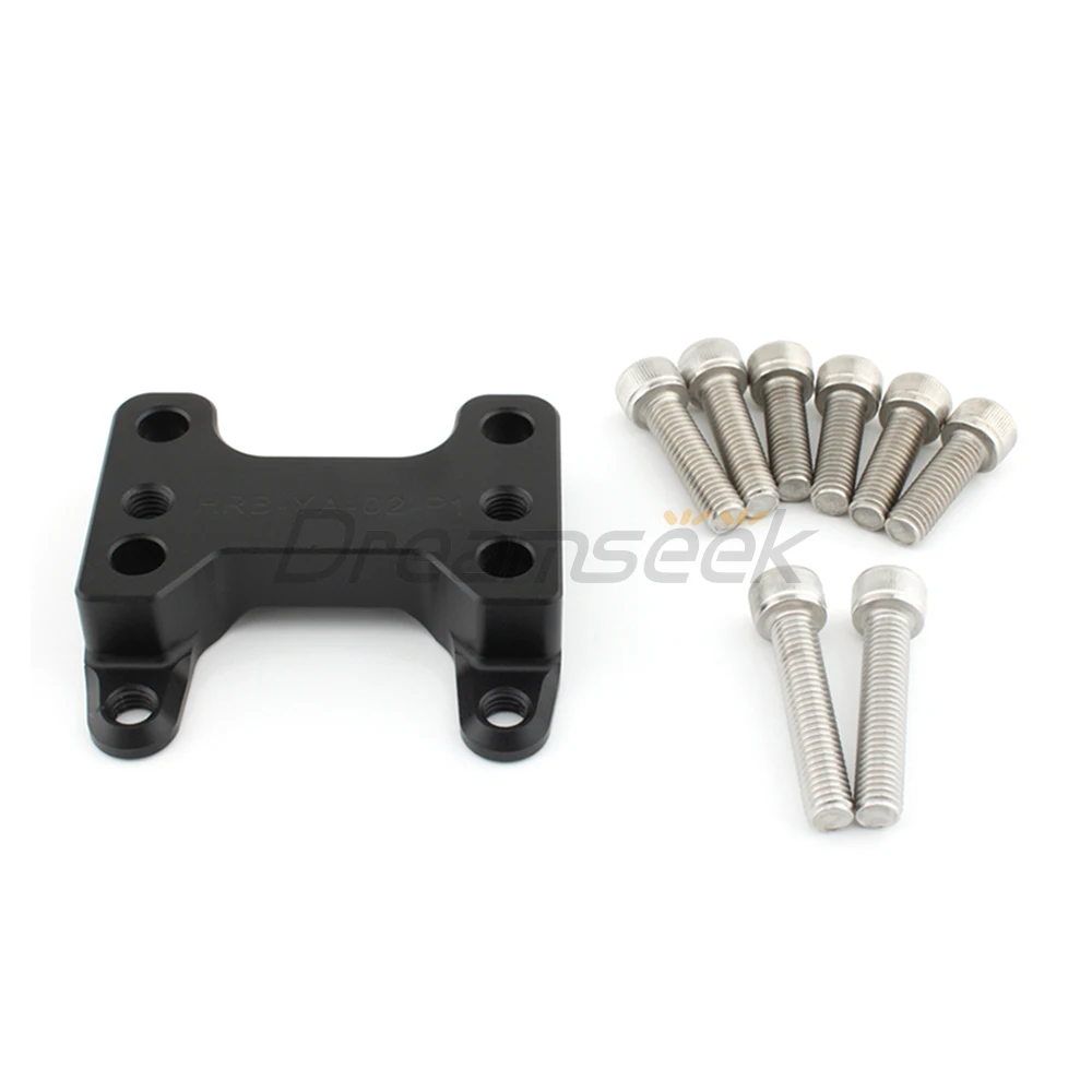 Black Handlebar Riser Clamp for Yamaha TMAX 560 2022 2023 2024 Motorcycle Handle Bar Riser Mount Adaptor Aluminum