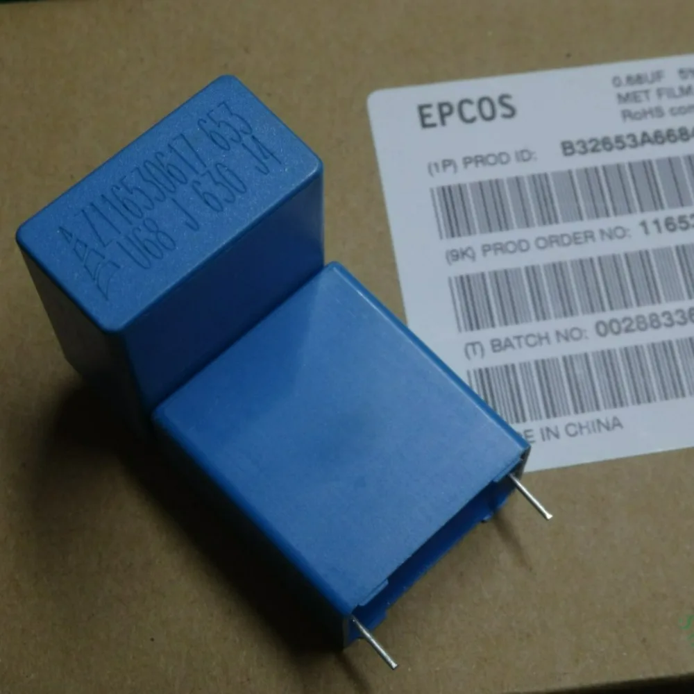 EPCOS 0.68uf 630v 680nf u68 684 Brand New 22mm Film Capacitor B32653A6684J