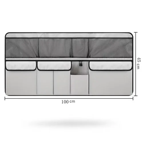 Imagen 2 del producto Bolsa de almacenamiento para maletero de coche, organizador plegable, bolsa de almacenamiento colgante para asiento trasero de coche, caja ordenada, accesorios para vehículo