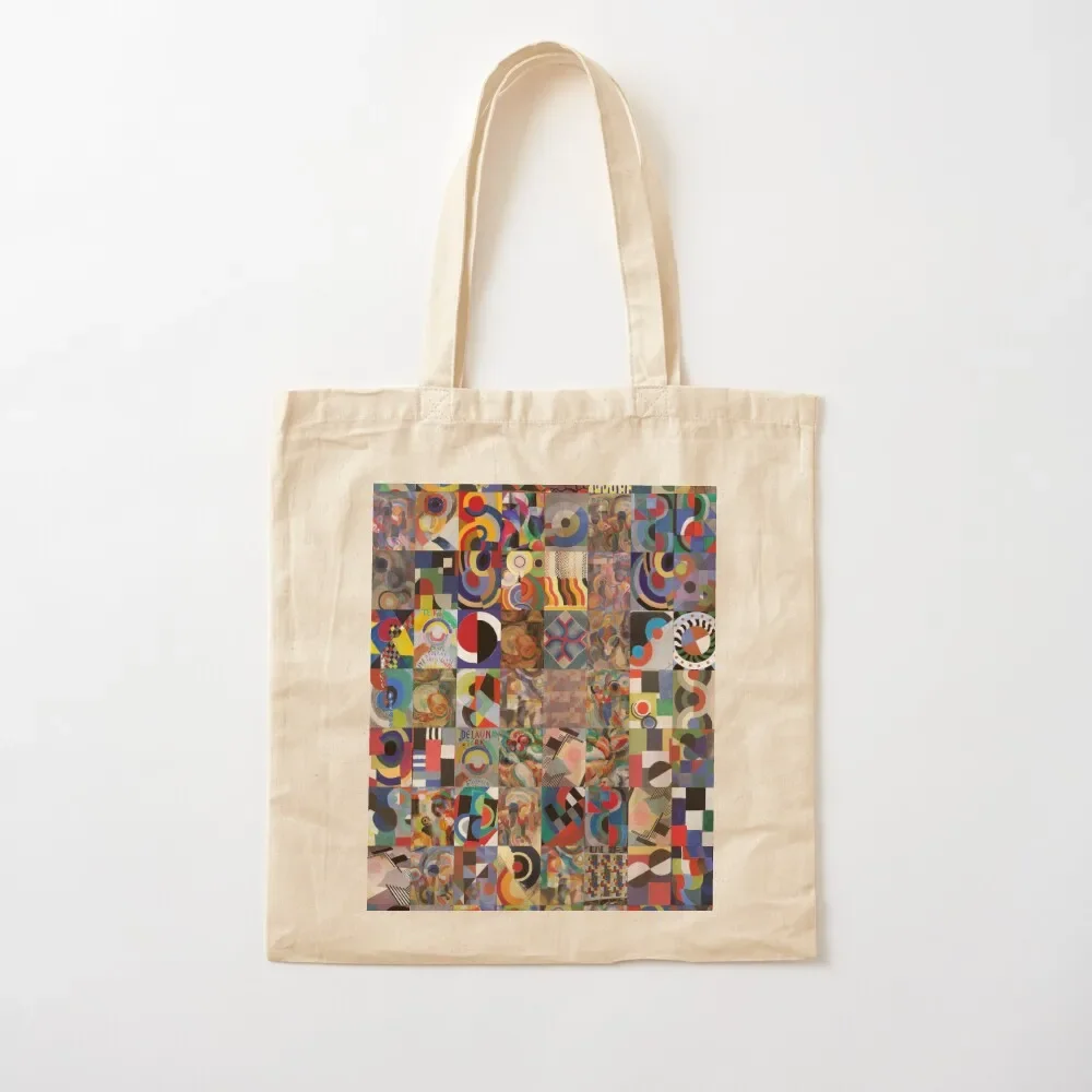 

Sonia Delaunay Tote Bag Cloth bag Canvas supermarket folding bag