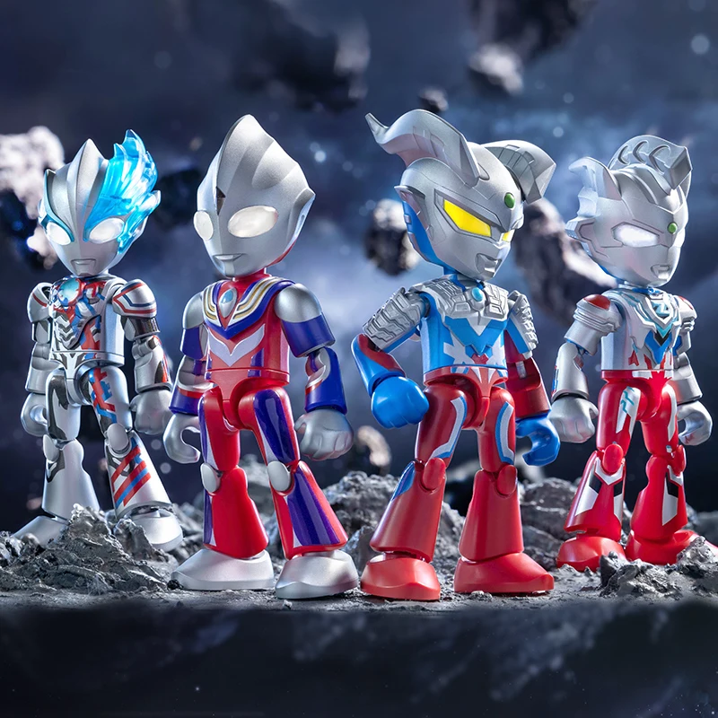 BLOKEES Ultraman Assembling Building Blocks Magic Edition Zero Tiga Blazar Mobile Model Collection Ornaments Toys Gifts