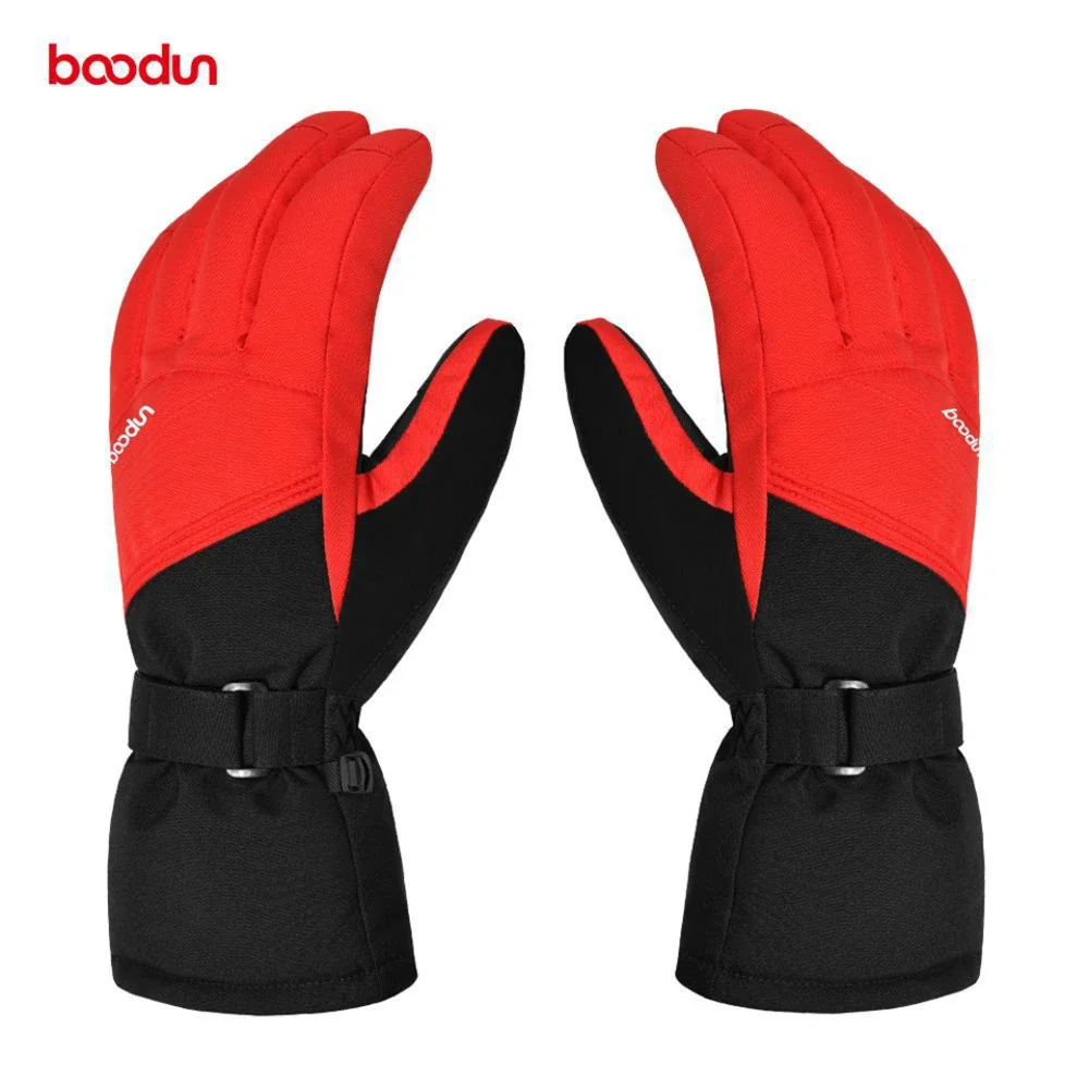 Boodun Professional Ski Gloves Touch Screen Fleece Winter Warm Snowboard Gloves Waterproof Motorcycle Thermal Snow gloves