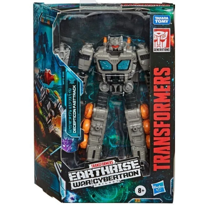 

New Hasbro Transformers Classic Toys War for Cybertron Earthrise WFC-E35 Deccepticonfasttrack Model Action Figures Robot Toy