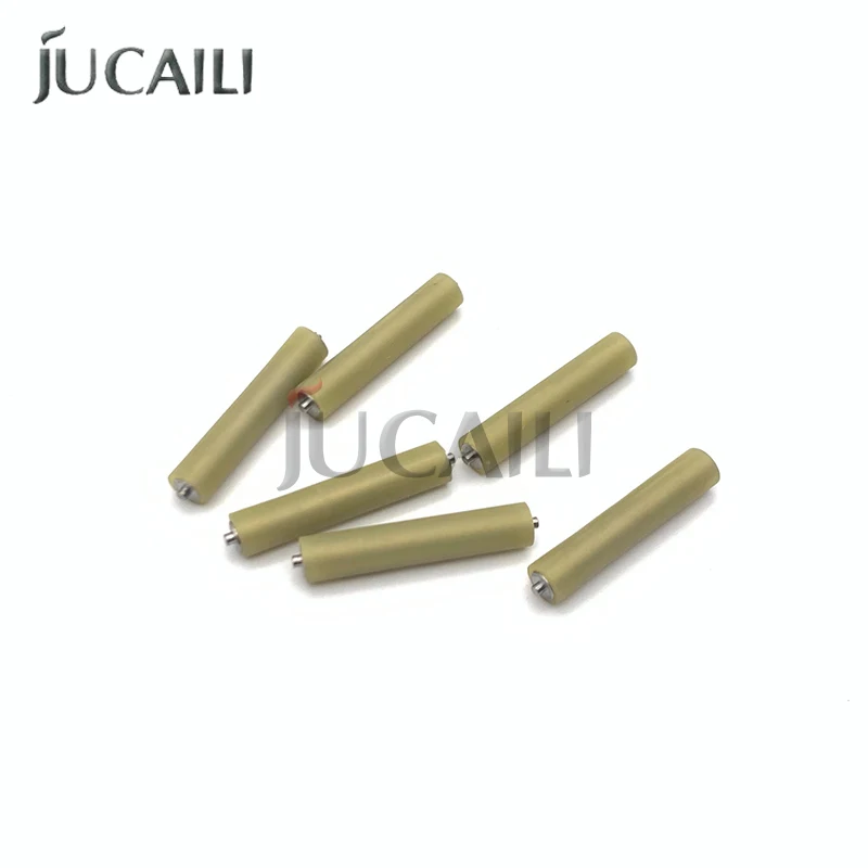 JUCAILI 10PCS Printer Pinch Roller 42×8×2mm for Mutoh ValueJet VJ1604E 1614 1618 1624 Paper Pressure Rubber Roller Replacement