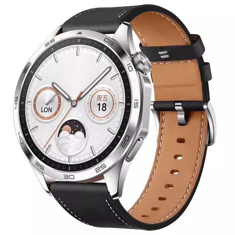 Strap for Huawei Watch GT4 46mm Bracelet or 22mm Leather Wristband for Huawei GT3 GT2 46mm/ GT 2Pro /Composite Woven Watchband