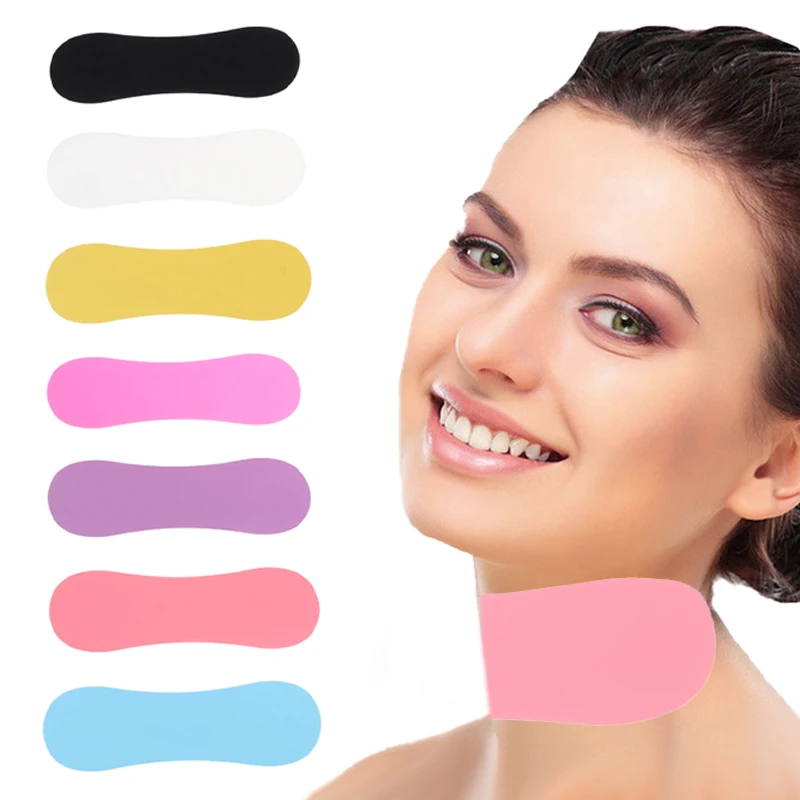 Silicone Anti-rugas Neck Pad, Skin Care Lifting Tool, Etiqueta da remoção do enrugamento, Anti-envelhecimento, Patch reutilizável, Multi Color, 1pc