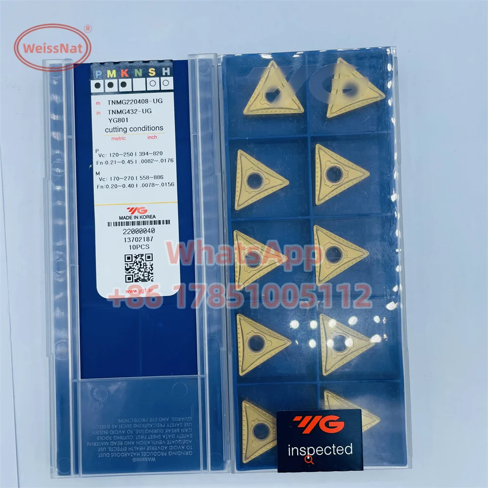 YG-1 TNMG160404 TNMG160408 TNMG160412 TNMG220404 TNMG220412 YG3030 YG801 YG1001 YG3020 Carbide Insert TNMG Inserts