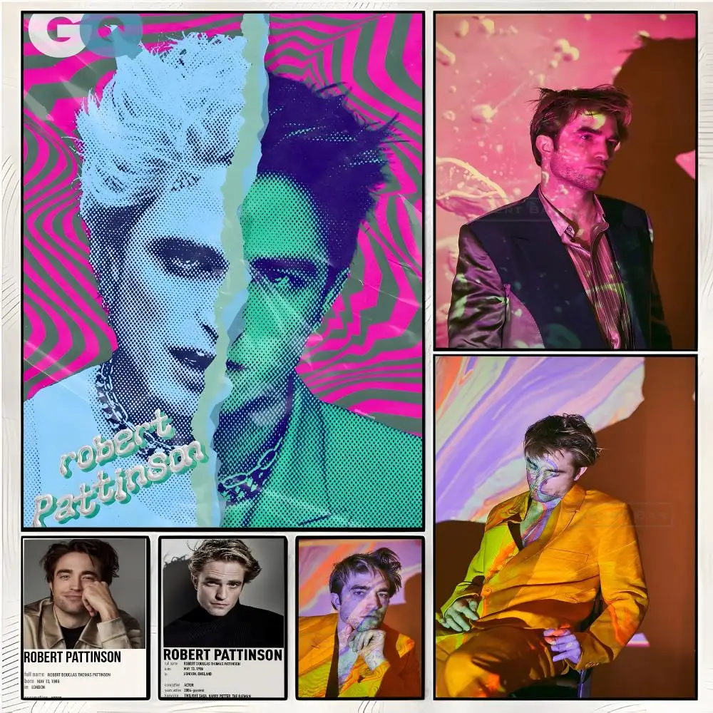 Brooding Stylish R-Robert Pattinson Poster Superior Home Space Pub Indoor Decorative Art & Home Decor